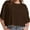 Coffee, variant on Tshirts for Women Drop Shoulder Round Neck Oversized Crop Tops Workout Tops Tees