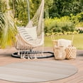 thumbnail image 6 of Beverly Rug Round Outdoor Rug 6' 7'' Patio, Porch, Garden Beige, 6 of 6