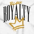 thumbnail image 2 of Black Royalty Crown Paint Drip Romper Boys or Girls Infant Baby Brisco Brands NB, 2 of 6
