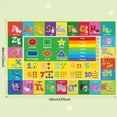 thumbnail image 4 of Baby Play Mat Kids Rug for Playroom, ABC Numbers Animals Rainbow Shapes Educational Area Rug for Kids Room Classroom 47.25x31.5 Inch, 4 of 5