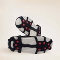 thumbnail image 6 of Ice Snow Grips - Anti-Slip Shoe Grippers, Anti Slip Walking Cleats | Durable Ice Traction Cleats | Lightweight Non-Slip Crampons for Boots and Shoes, Winter Walking Slip-Resistant Ice Spikes, 6 of 9