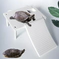 thumbnail image 7 of Barhoo Floating Turtle Basking Platform with Ramp Ladder, Decorative Reptile Dock for Aquarium, Terrarium Climbing Platform for Turtles Frogs Salamanders Basking Exercise, 7 of 7