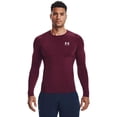 thumbnail image 1 of Camiseta Under Armour Armour HeatGear Compression para hombre, color granate, 1 of 7