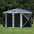 thumbnail image 7 of MCombo 6-Sided Gazebo Portable Pop up Tent Canopy (6-8 Persons), Gray 1024, 7 of 7
