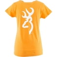 thumbnail image 3 of Browning Women's Buckmark Tee Shirt, Tangerine, Medium, 3 of 5