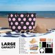 thumbnail image 5 of Easygdp Pink Groovy Disco Ball Bolsa de Viaje de Playa de Gran Capacidad, Bolsa Tote Perfecta para la Playa, Escapadas de Fin de Semana y Viajes, 5 of 7