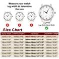 thumbnail image 2 of Uxcell Stainless Steel Watch Bands 12mm Double Pressing Butterfly Clasp Metal Solid Steel Chain Watch Strap, Silver Tone, 2 of 7