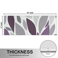 thumbnail image 5 of Kitchen Rugs Sets Of 2,Purple Leaf Pattern Anti Fatigue Kitchen Mat Rugs Non Slip Washable,Decorative Kitchen Floor Mats for Kitchen,Sink,Laundry,17"X47", 5 of 5