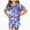 001 Purple, variant on Girls Outfit Sets Short Sleeve Tie-Dye Kids Summer Clotehs Sweat Shirts and Shorts Size 4-16 Kaprioy Baby Clothes for Girls