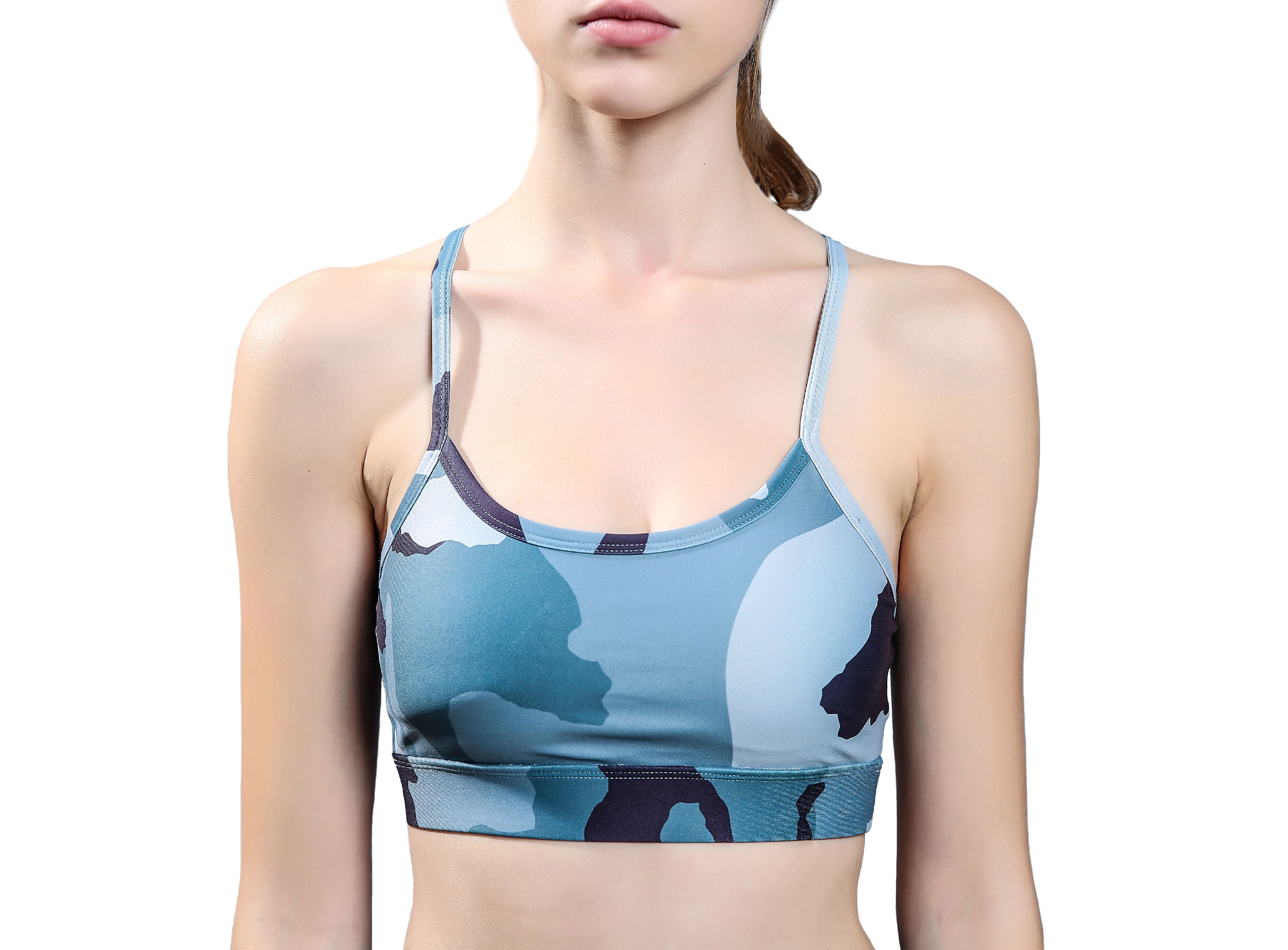 girls camo sports bra