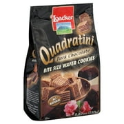 Loacker Quadratini Dark Chocolate Wafer Cookies, 8.82 Oz