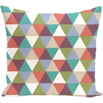 Simply Daisy 16" x 16" Triangles! Geometric Print Pillow