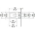 thumbnail image 2 of Duravit Durastyle Toilet Bowl Close-Coupled White, 2 of 2