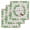 LightGrey, variant on Spring Botanical Kitchen Dish Towels for Drying Dishes Set of 3, Garden Birds Floral Leaves Gray Plaid Waffle Weave Microfiber Hand Tea Bathroom Towels Quick Dry & Absorbent Towel 12x12