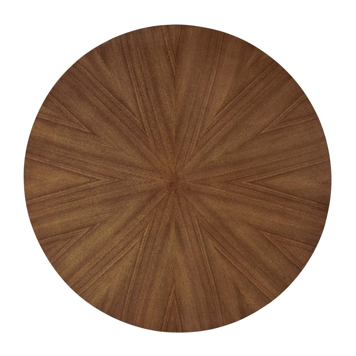 Modway Crossroads 47" Round Modern Wood Dining Table in Walnut