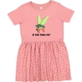thumbnail image 3 of Inktastic Is This Thing On? Cute Cicada with Microphone Girls Toddler Dress, 3 of 5