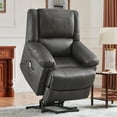 thumbnail image 2 of Mefine Power Lift Sofa Recliner Chair with Adjustable Massage Function, Recliner Chair with Heating System for Living Room,Gray, 2 of 7