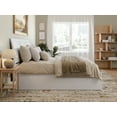 thumbnail image 5 of AFI Portland King Wood Platform Bed with Footboard and Twin XL Trundle, White, 5 of 14