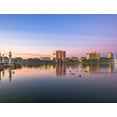 thumbnail image 2 of Noah Jigsaw Puzzle Lakeland, Florida, USA Downtown cityscape by the lake at dusk 1000 pieces, 2 of 2