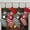 Green Paw, variant on Dalrosia Large Christmas Stockings Christmas Strip Cat Paw Hanging Stocking Christmas Sock Double Sided Fireplace Hanging Stocking for Christmas Party Decoration New Year Party