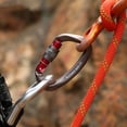 thumbnail image 7 of 24KN Mountaineering Caving Rock Climbing Carabiner D-Shaped Safety Screw Lock Buckle For Camping Hiking Outdoor And Gym, 7 of 7