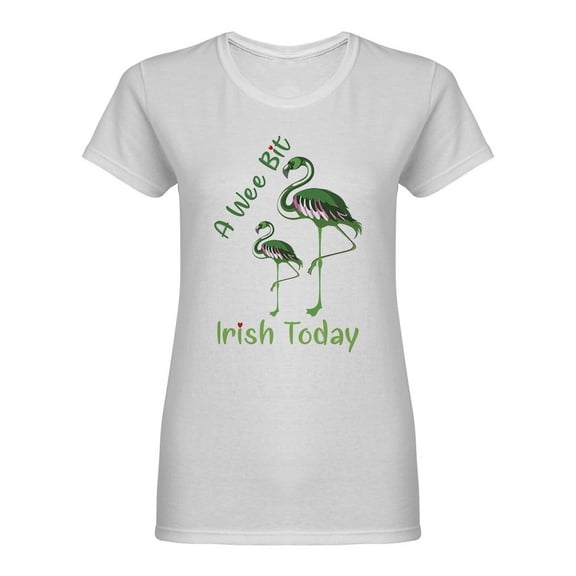 A Wee Bit Irish Today Shaped T-Shirt Women -Image by Shutterstock, Female x-Large