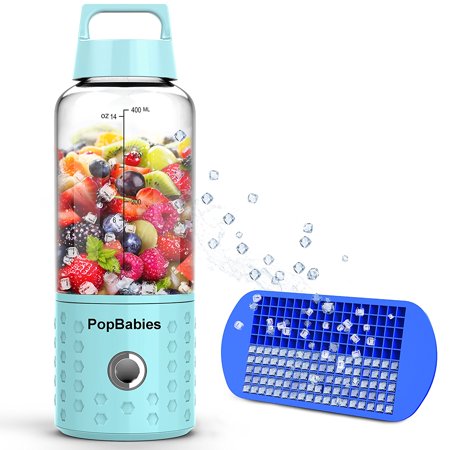 Blender for Shakes and Smoothies, Portable Blender Stronger and Faster, PopBabies Small Blender with Ice Tray (BPA free FDA (Best Blender For Smoothies And Ice)