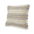 thumbnail image 5 of Woven Paths Charles Casual Cabin Fringed Throw Pillow, Striped, 20" x 20", 5 of 9
