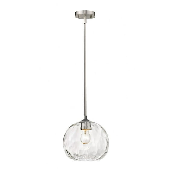 Z Lite 490P10-BN 10 in. Chloe 1 Light Brushed Nickel Pendant Ceiling Light