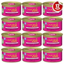 California Scents Spill-Proof Organic Air Freshener, Coronado Cherry, Fresh & Bold, 1.5 Ounce Canister, Pack of 12