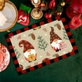 thumbnail image 4 of ILJNDTGBE Christmas Linen Printed Placemat Western Restaurant Decorative Heat Insulation Mat Dining Table And Mat Dining Table Set for 2 under 100 Circle Dining Table Set for 4 Modern, 4 of 4
