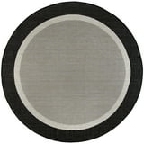 8ft Round Water Resistant, Large Indoor Outdoor Rugs for Patios, Front ...