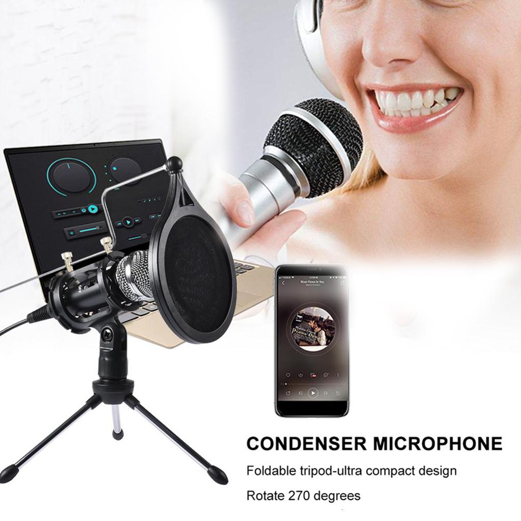 Oasiva PC Computer Laptop Singing Gaming Streaming Recording Studio Video Microphone