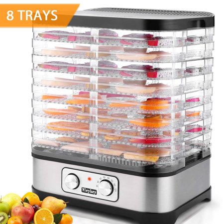 8 LayersFood Dehydrator, Electric Digital Food Dehydrator Machine for Jerky, Fruit, Vegetables & Nuts, Vegetable Dryer with Timer and Temperature Control  with LCD Display Screen