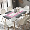 thumbnail image 4 of Placemats Set of 6, Ombre Grey Pink Place Mats Gradient Stripes Tablemats Washable Placemat Table Decoration for Kitchen Table Dinner Party Home Decor Indoor Outdoor 13x19 Inch, 4 of 9