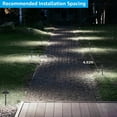 thumbnail image 5 of LED Metal Landscape Light Kits, 4 Pack Low Voltage Path Lighting 5000K Daylight + 20 Pack Electrical Twist Seal Elect Wire Nuts, 5 of 5