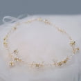 thumbnail image 1 of Nvzi Horquillas para el pelo de boda con flores para novias, peinetas con perlas de cristal, pinzas para el pelo, accesorios para el pelo de boda dorados, joyas - Oro A, 1 of 5