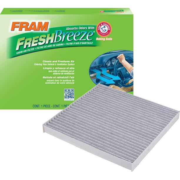 FRAM Fresh Breeze Cabin Air Filter, CF10374 for Dodge/Toyota vehicles