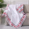 thumbnail image 1 of Levtex - Rudolph - Manta acolchada - 50x60 pulgadas - Reno - Blanco, rojo y negro - Reversible, 1 of 3