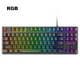 thumbnail image 4 of Teclado con retroiluminación LED con cable 87 teclas PC Teclados mecánicos iluminados FleinngHoz JD716298253, 4 of 6
