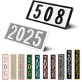 thumbnail image 5 of ColourTree Floating House Numbers Sign, Personalized Vertical or Horizontal Aluminum Plaque with a Sleek Protective Frame, Custom Modern Address Plaque for Front Door, Made in USA, 5 of 11