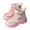 Pink, variant on Splozh Boots Kids Dress Shoes Little Girls Fashion Boots Girls Mesh Lace Shoes Fashion Mesh Lace Boots Non Slip Breathable Boots Black,US 1