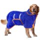 thumbnail image 1 of Albornoz para perros Bienbee, de secado rápido, superabsorbente, azul oscuro, XL, 1 of 6