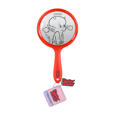 Profusion Casper & Hot Stuff Round Plastic Handheld Face Mirror