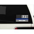 thumbnail image 3 of Port St. Lucie FL Florida St. Lucie County Thin Blue Line Stealthy USA Flag - Honoring Law Enforcement Officers Flags - Blue Lives Matter Euro Decal Bumper Sticker 3M Vinyl 3" x 5", 3 of 3