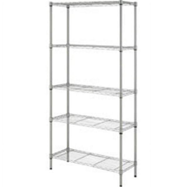 Lorell LLR70062 Étagère en Fil Métallique Légère 1 Po - Argent