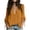 Gold, variant on Horkkom Button Down Shirts for Women Long Sleeve V Neck Linen Shirts Trendy Solid Color Loose Casual Tops L