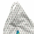 thumbnail image 5 of Anchor Lounger Chair Bag, Anchors and Colored Hearts Sailor Holiday Escape Seaside Explore Life, High Capacity Storage with Handle Container, Lounger Size, Eggshell Charcoal Grey, by Ambesonne, 5 of 5