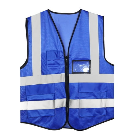 maille réfléchissante Gilet sécurité sécurité routière jogging couleur Bleu  Ciel