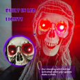 thumbnail image 3 of Esqueleto controlado por sonido LANGXUN de 6 pies para decoración de Halloween, 3 of 8